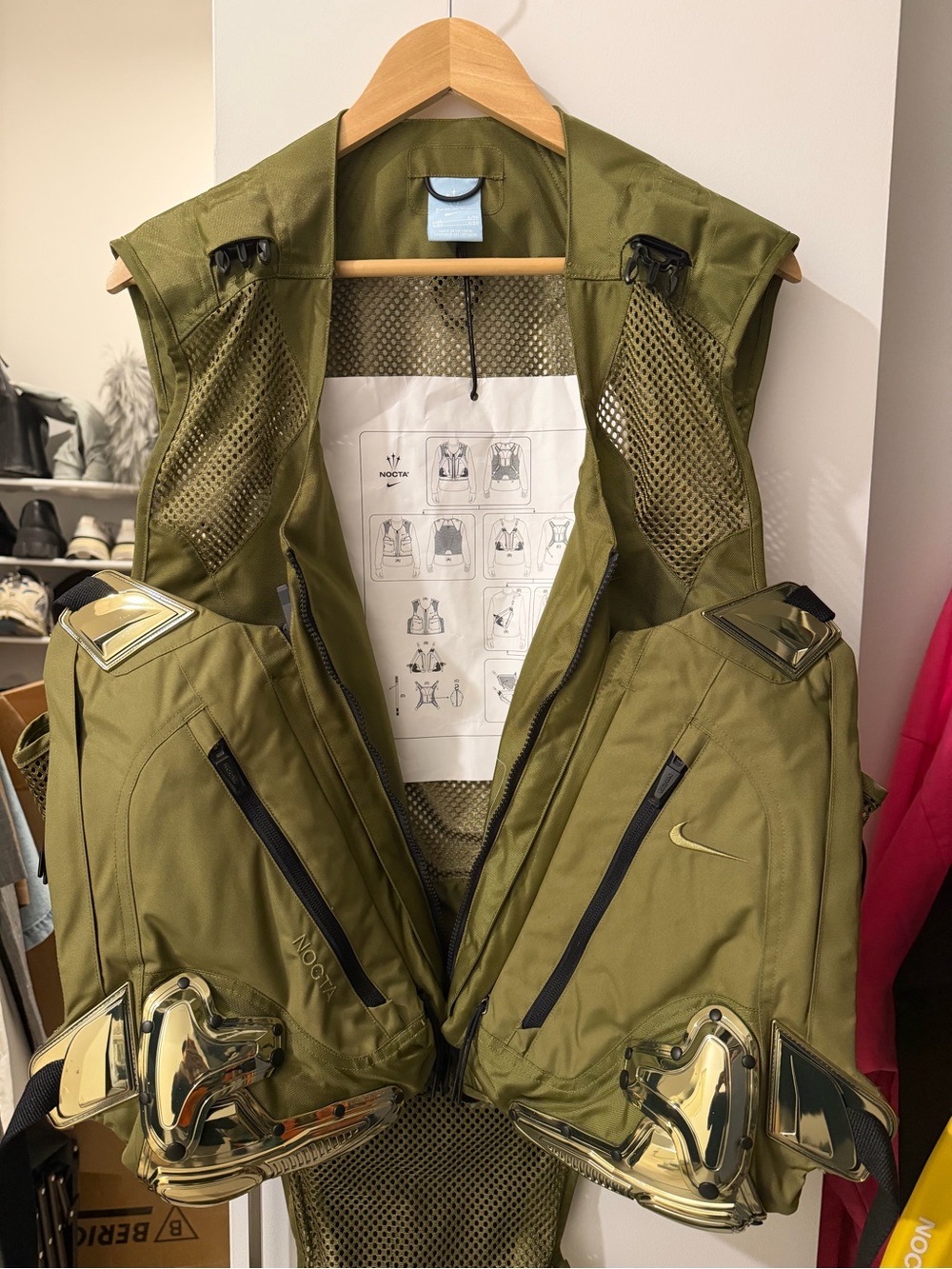 Nike Nocta Modular vest Khaki New With Tags
